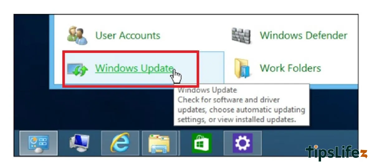 selecciona Windows Update.