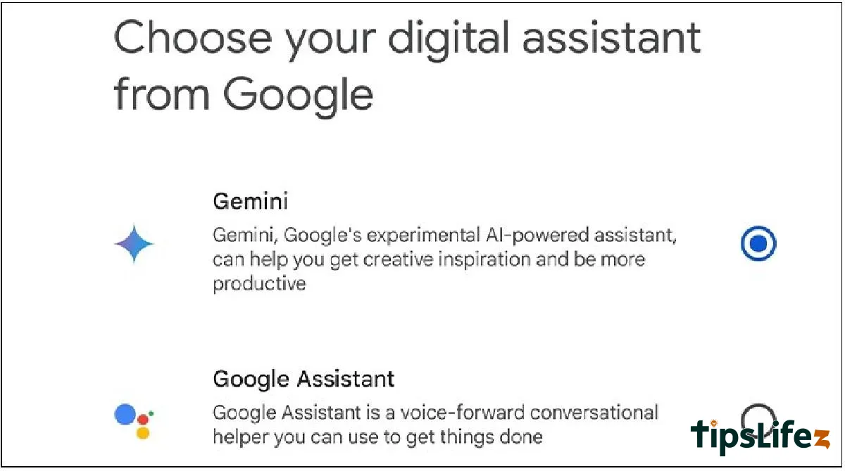 GeminiからGoogleアシスタントへの切り替えは簡単です